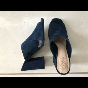 Blue Suede Mules 👡👡